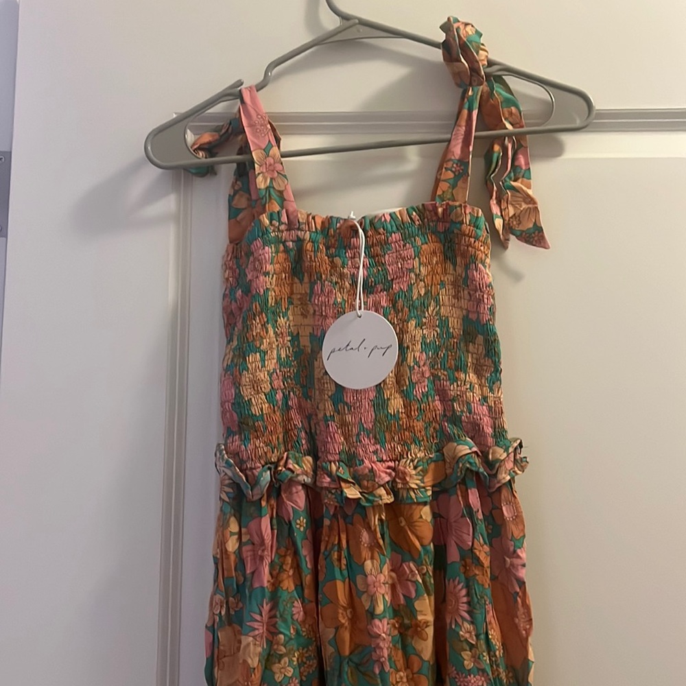 Petal and Pup NWT Floral Tie Sleeve Sundress
